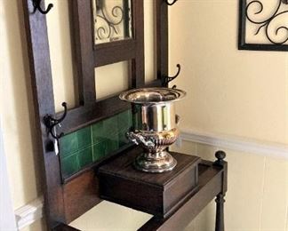 Silver plate ice bucket