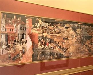 Framed and matted art