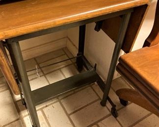 Vintage typewriter table