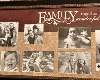 Family photos frame