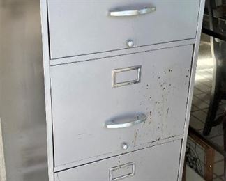 Four drawer file cabinet