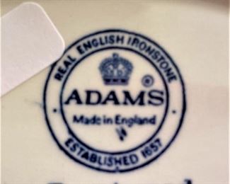 Adams "Brentwood" English ironstone