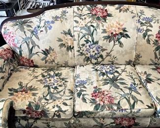 Sofa (as is) has a matching chair.