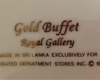 "Gold Buffet" by Royal Gallery