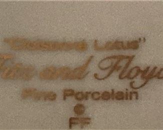 "Cloisonné Lotus" by Fitz & Floyd