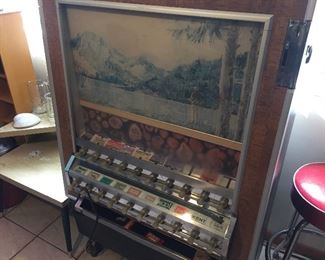 Vintage 1970s 1980s cigarette vending machine