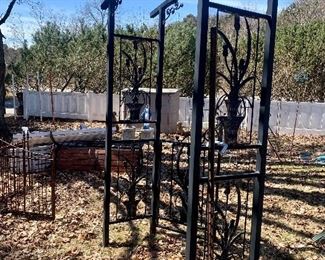 OUTDOOR ITEMS SO MANY WONDERFUL THINGS!! Iron Arch gate