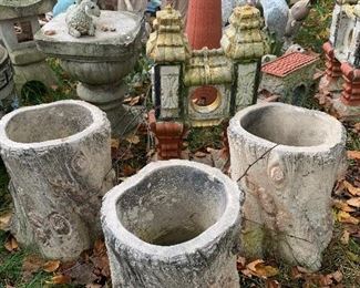 Yard Art including Iron Trellis, Gates, Fencing, Bench Arches ....  Wooden garden bridge, Planters, Concrete Statues, Patio Sets and much more!