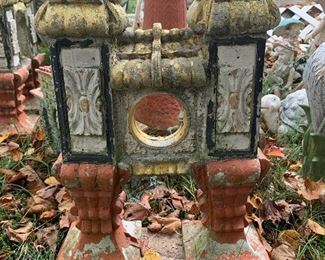 Yard Art including Iron Trellis, Gates, Fencing, Bench Arches ....  Wooden garden bridge, Concrete Statues, Patio Sets and much more!