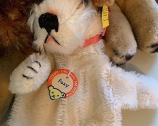 Vintage Steiff Animals including Foxy