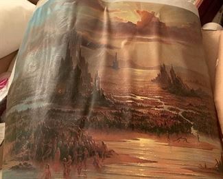 John Pitre Art on canvas 1970's originals