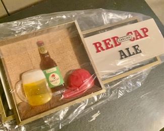 Brew mania Beer Sign Collection including Red Cap Ale