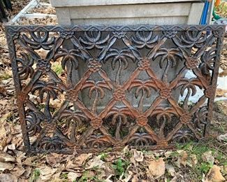 Large Iron Palm Tree Grate / Door Mat