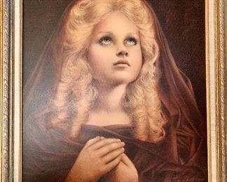 Judy Beaver Helton. Oil on Belgian Linen 32"x28" Painted 1977