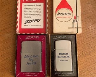 Lighter Collection including Porsche, Zippo 