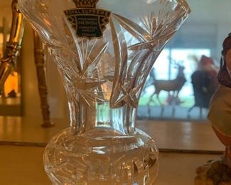 Royal Supreme Cut Crystal Vase