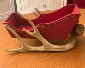 Midwest Deer Antlers Sleigh with box