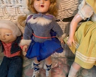 Antique Sonja Henie Composition Doll