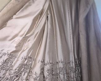 Beautifully lined mink jacket