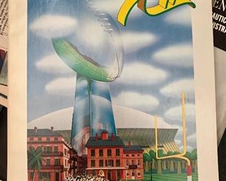 1978 Super Bowl XII Football original booklet