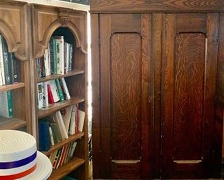 Antique wardrobe with drawers on the bottom