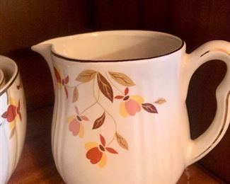 Vintage Hall Superior Autumn Leaf  Pitcher