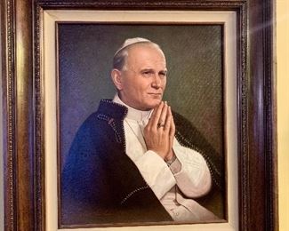 Pope John Paul II Oil Painting