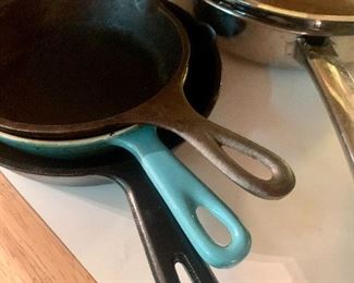Cast iron pans