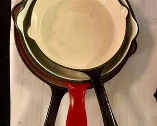 More cast iron pans