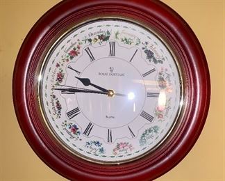 Royal Doulton Wall Clock