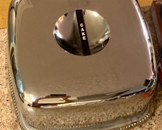 Mid Century Cake Plate