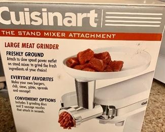 Cuisinart Meat Grinder Stand Mixer Attachment