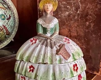 Antique Painted Iron Southern Belle