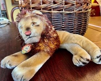 Steiff Leo Lion, Great Shape most were stored in sealed plastic bags