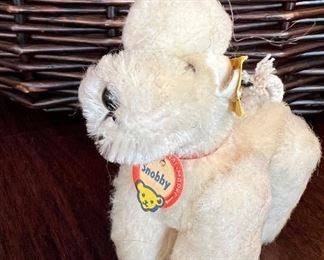 Steiff Snobby Poodle, Great Shape most were stored in sealed plastic bags
