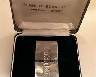 Sterling Silver Fortune Money Clip