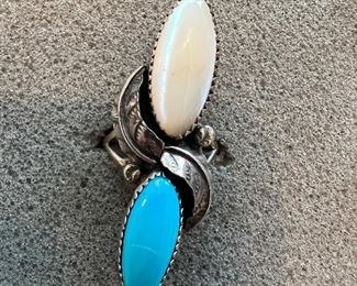VIntage Sterling and Turquoise Rings