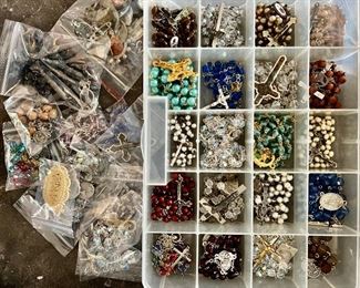 Collection of vintage rosaries