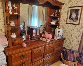 Dresser with Mirror - GeorgeTown Landing by Sumter Furniture This is part of a Queen Bedroom Set with Headboard, Chest and 2 nightstands. 