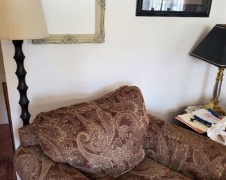 Chair with Matching Ottoman 