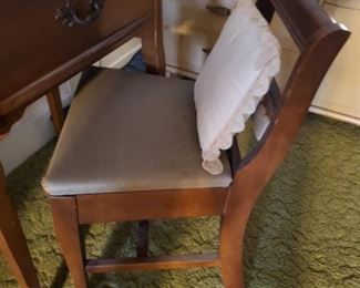 Sewing Chair with Storage Under Seat