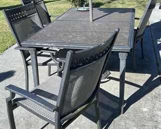 6 Matching chairs with this set.