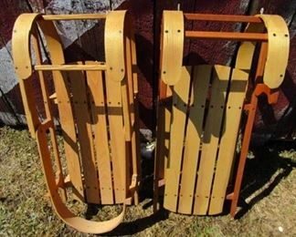 Small wood sleds