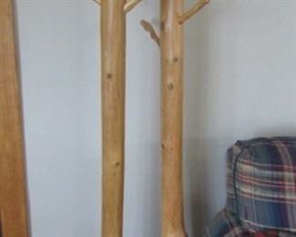 Hand Made Wooden Clothes Coat Rack(s)