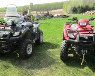 2003 & 2004-(red)  Suzuki 4x4's