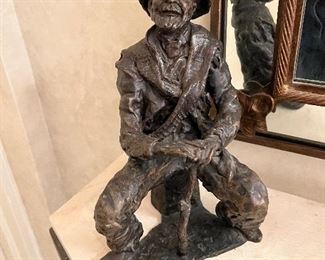 Signed bronze Boobis Chanin $175