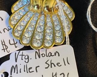 Nolan Miller shell pendant $36