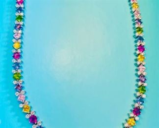 Nolan Miller Watercolor line necklace $48