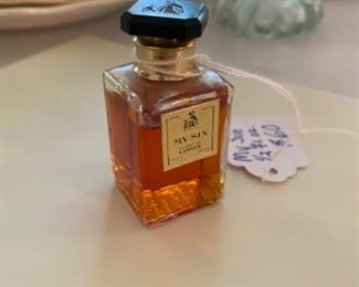 Vintage My Sin by Lanvin. 1/2 oz bottle almost full. $60