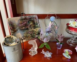 A number of Swarovski crystal collectibles